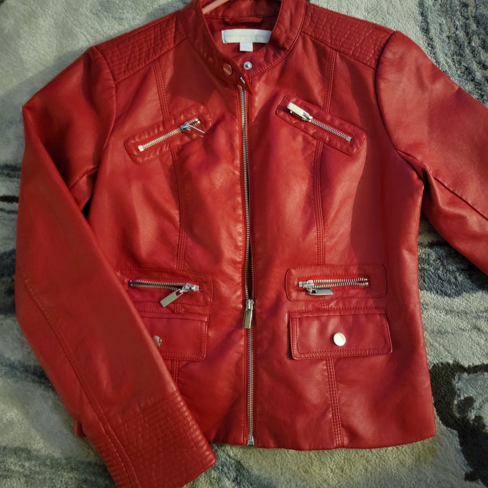 NWT  NY & CO Womens Moto Jacket Size Small